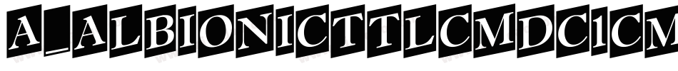 a_AlbionicTtlCmDc1Cmb Bold字体转换